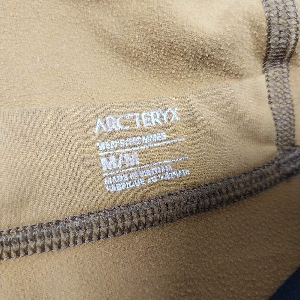 Arc'teryx Hoody Men Medium Orange Stryka Rho LT Base Layer Balaclava Lightweight - Picture 6 of 13